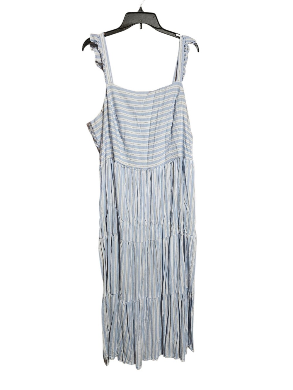 Market & Spruce Blue And White Striped Maxi Dress Size 3X!